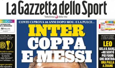 El Inter, al acecho tras la reunión Messi-Koeman