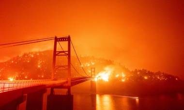 Las fotos de los incendios que arrasaron con más de 800.000 hectáreas en California