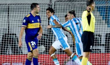 Racing superó a Boca en el primer cruce de cuartos de final de la Libertadores