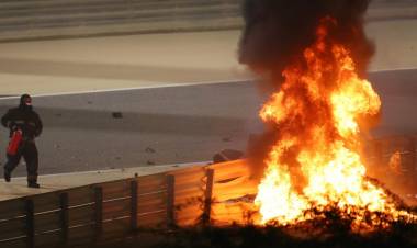 “Hombre en llamas”: el dramático relato del accidente de Romain Grosjean en la serie de Fórmula 1