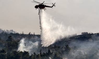 El fuego avanza sin control en Grecia y ya consumió más de 70 mil hectáreas