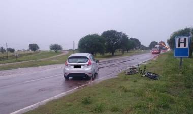 En La Pampa, un ciclista murió tras ser alcanzado por un rayo