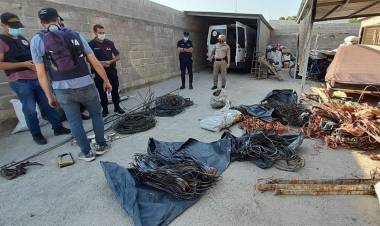 Almafuerte: secuestran más de 400 kilos de cobre tras una investigación por robo de transformadores