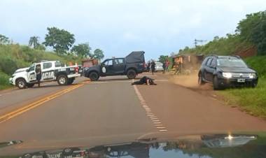 Misiones: Delincuentes en fuga atropellaron a una policía en la Ruta 14