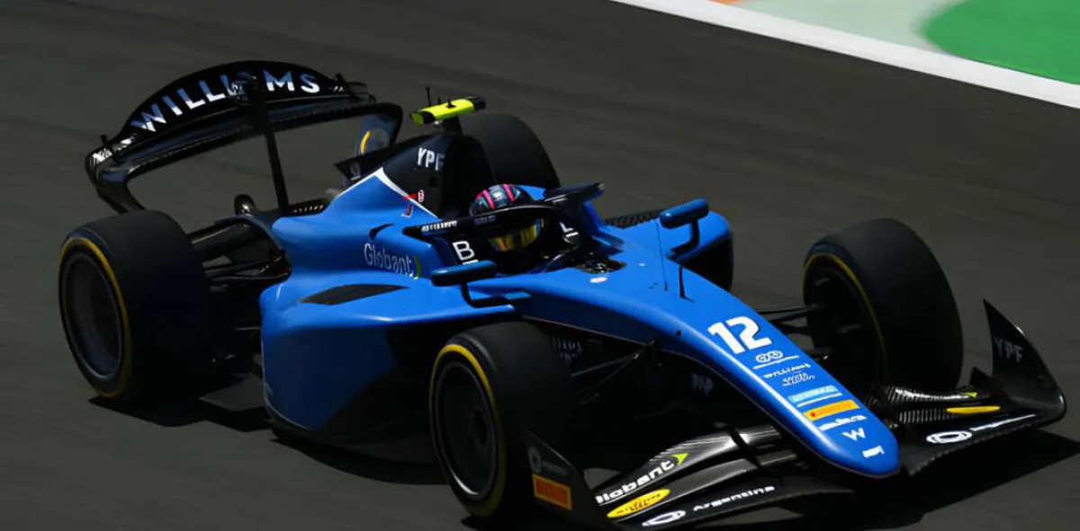 Franco Colapinto finalizó 13º en el Sprint de la FIA Fórmula 2 Arabia Saudita