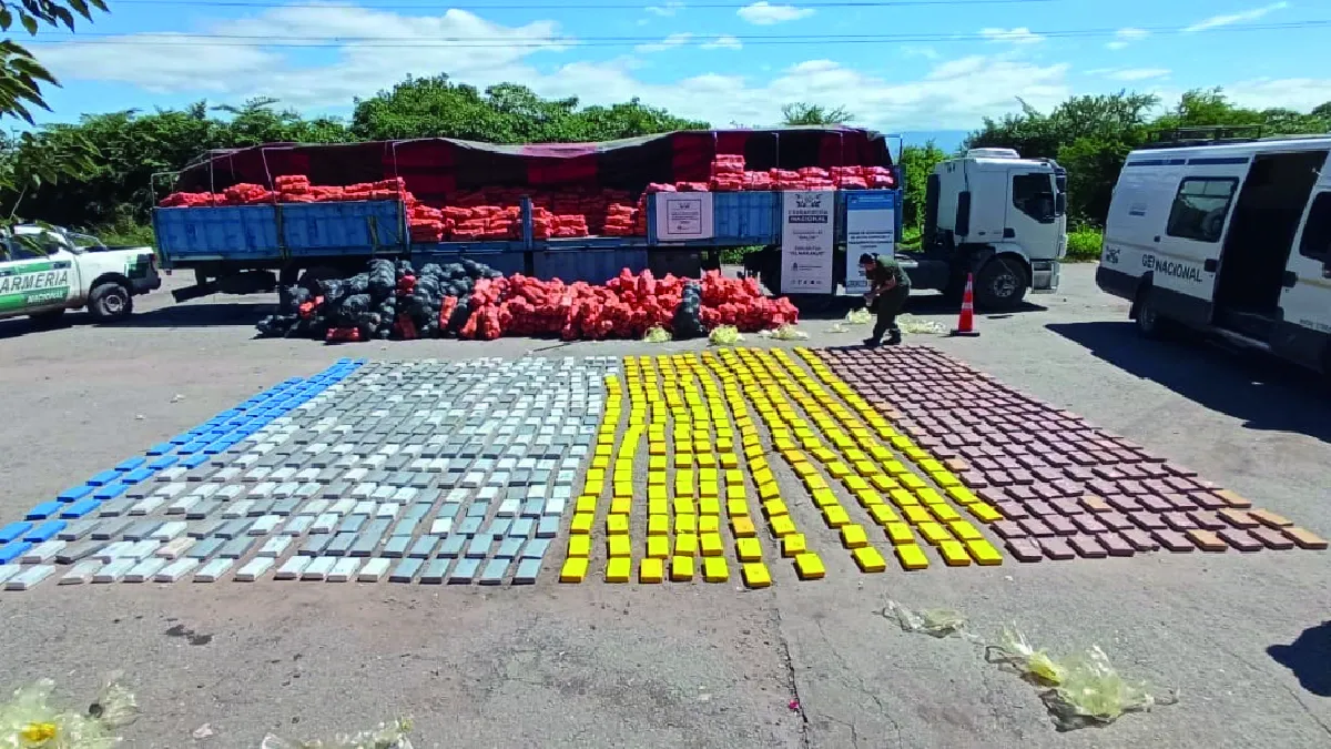 Salta: incautaron un cargamento con cocaína oculta en zapallos