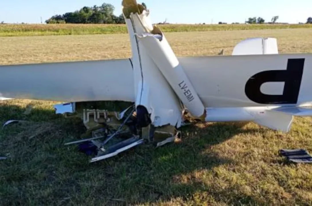 Pergamino: una avioneta se estrelló y murió el piloto