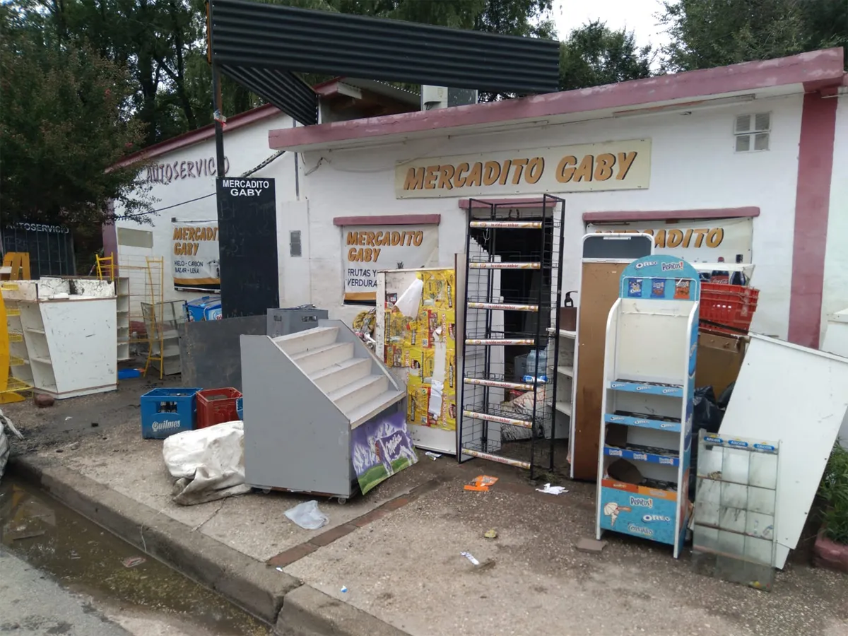 Alpa Corral: la Provincia relevó daños en 32 casas y 15 comercios tras el desborde