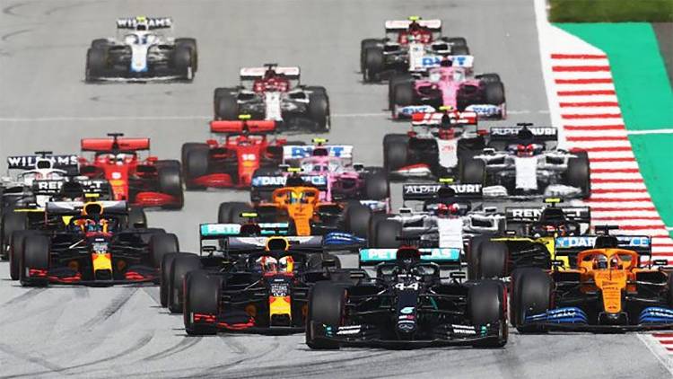 Hamilton dominó de punta a punta en Austria un Gran Premio sin Ferrari