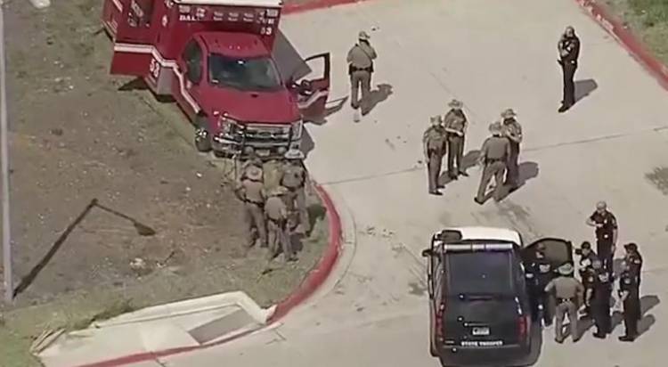 Desata persecución robo de ambulancia de Bomberos en Dallas