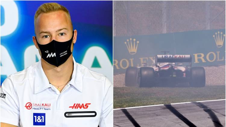 Fórmula 1: Nikita Mazepin se despistó otra vez durante las prácticas en España y Charles Leclerc se burló de él