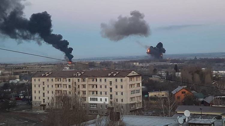 Explosiones y cortes de energía en Ucrania tras el ataque ruso