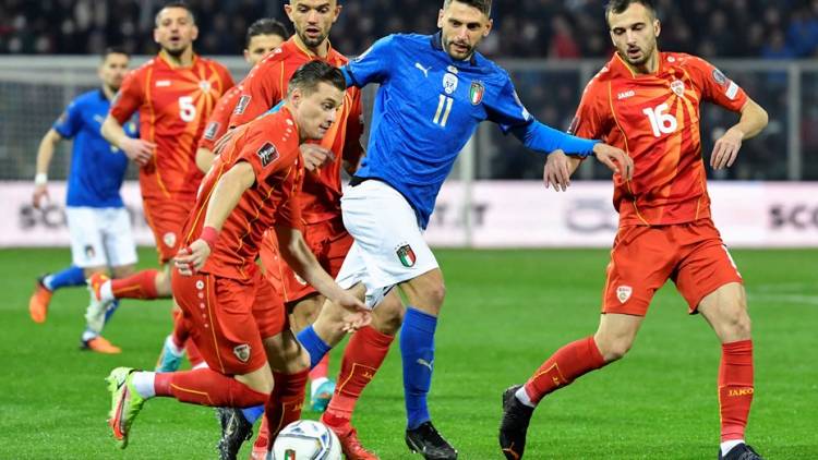 Macedonia del Norte le ganó a Italia en el Repechaje y lo dejó afuera del Mundial