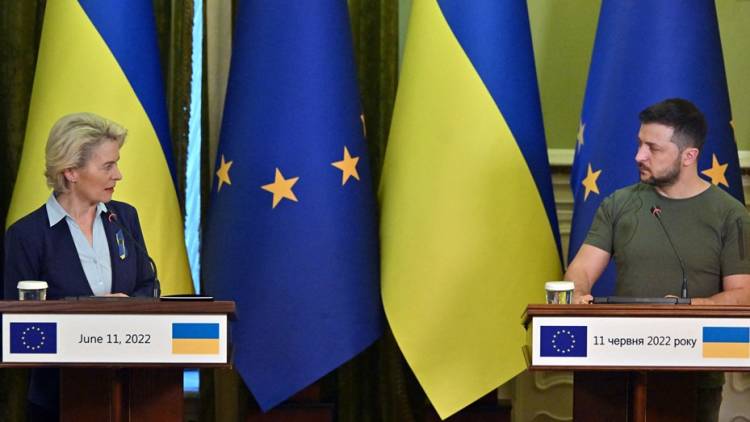 Ucrania espera la decisión sobre su adhesión a la Unión Europea