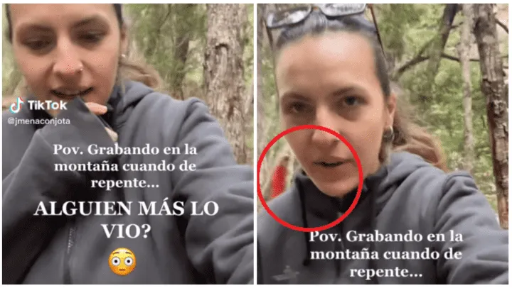 Terror en Bariloche: una joven filmó a un "fantasma" a plena luz del día y desató el pánico