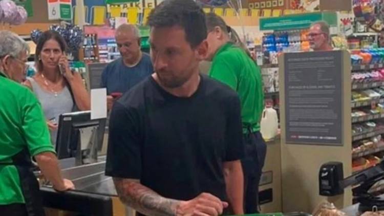 Messi en Miami: tras su primer entrenamiento, el rosarino se fue de compras a un supermercado