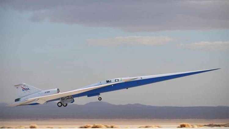 La NASA presentó un avión supersónico silencioso que sería "revolucionario"