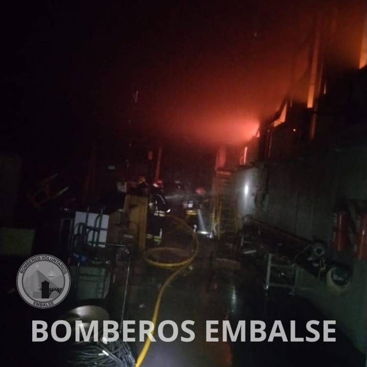 Córdoba: lograron controlar un incendio en predios de la Central Nuclear de Embalse
