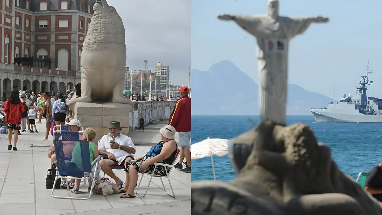 ¿Dónde se come más barato? Peatonal de Mar del Plata vs. playa de Río de Janeiro