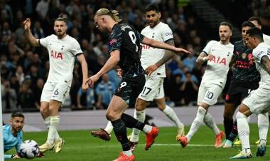 Manchester City venció al Tottenham con doblete de Haaland y las atajadas del arquero suplente: qué necesita para ser campeón de la Premier