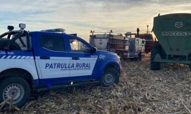 Córdoba: un hombre murió al quedar atrapado en una máquina cosechadora