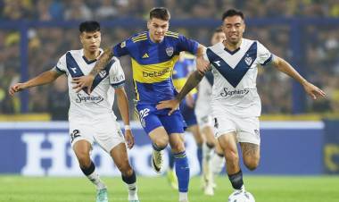 Con gol de Cavani, Boca le ganó 1-0 a Vélez en la última fecha antes del receso por la Copa América