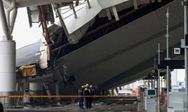 Se derrumbó el techo en el aeropuerto de Nueva Delhi: un muerto