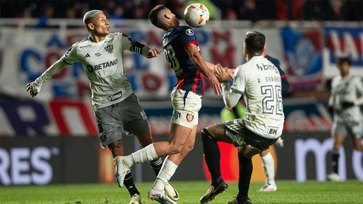 San Lorenzo empató con Atlético Mineiro por la Copa Libertadores y dejó la serie abierta para la vuelta en Brasil