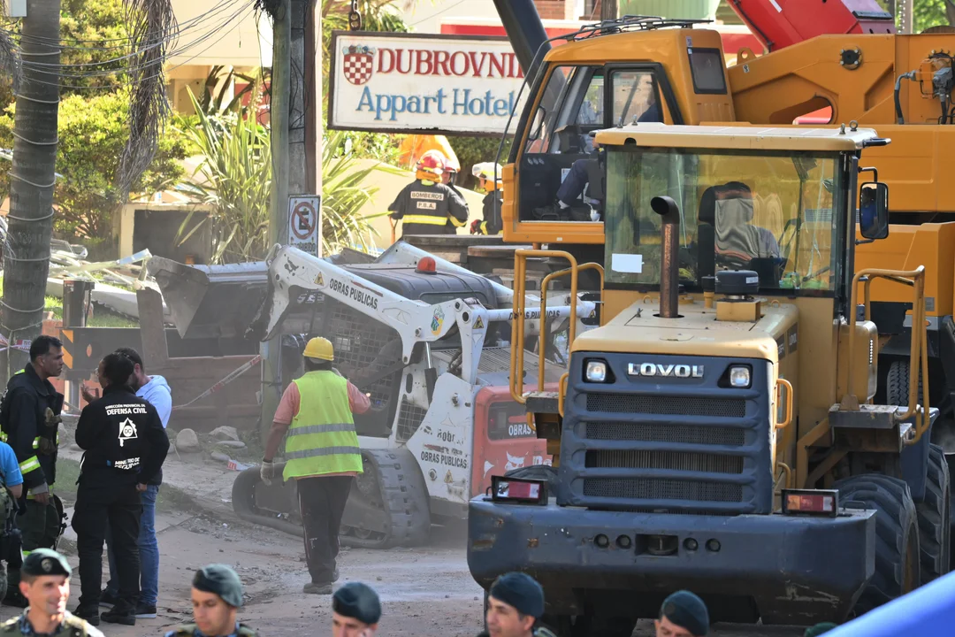 Derrumbe en Gesell: allanaron la casa del nuevo dueño del hotel Dubrovnik