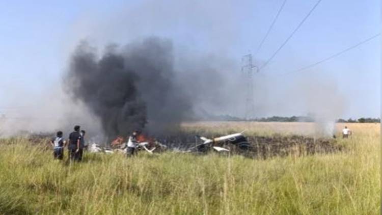 Se estrelló un helicóptero que combate los incendios en Corrientes